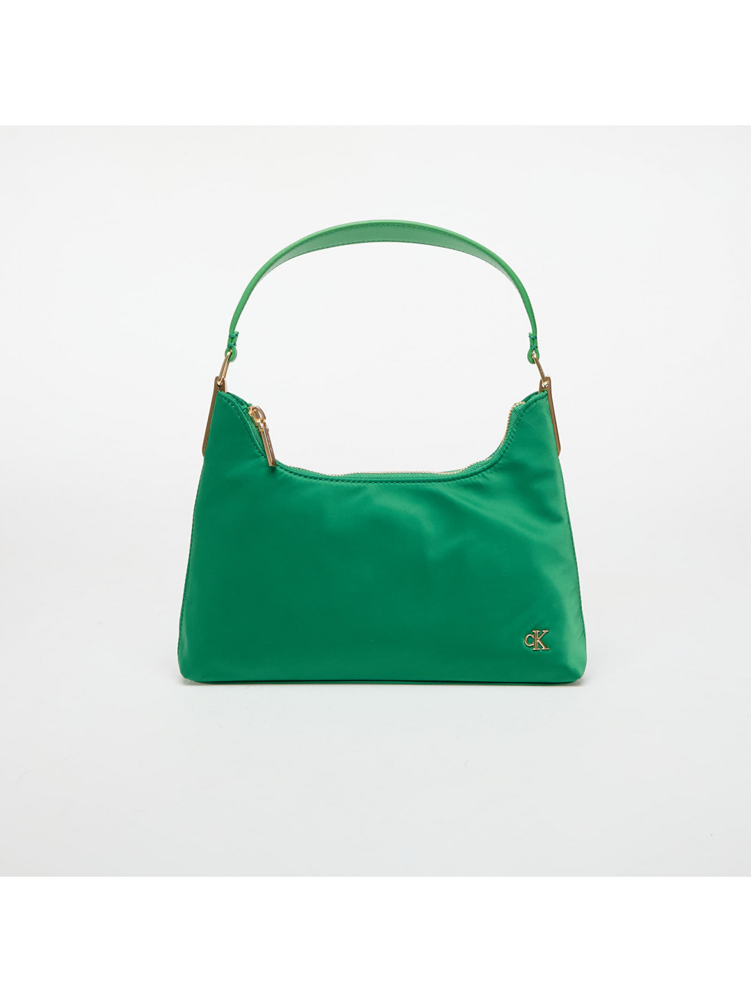 Taška Calvin Klein Jeans Satin Nylon Small Shoulder Bag Green Universal